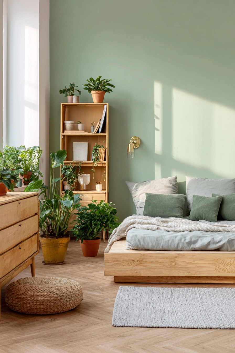 mint green bedroom 6