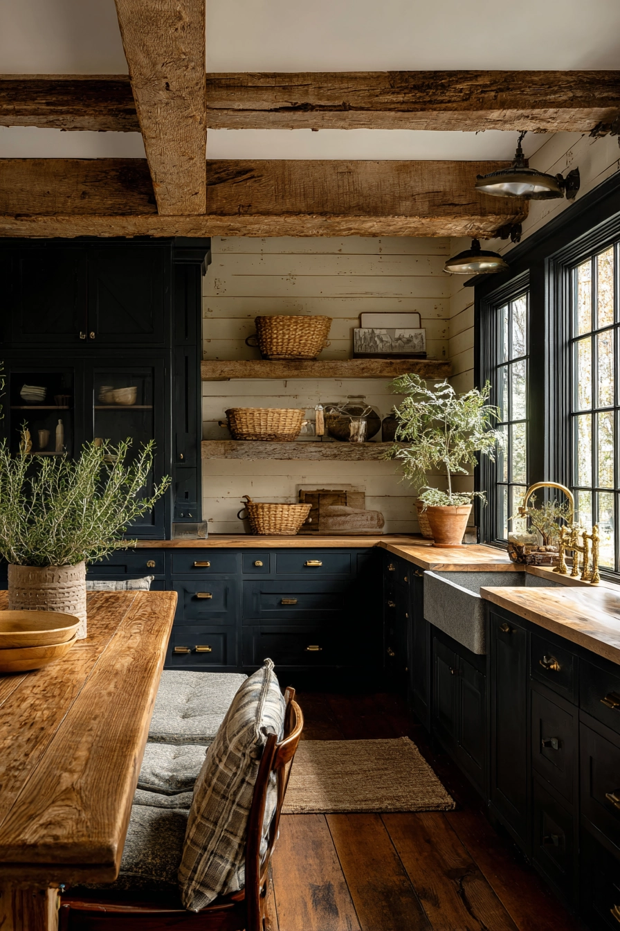 Embracing the Mood: Designing a Moody Farmhouse Kitchen - Decoreditly