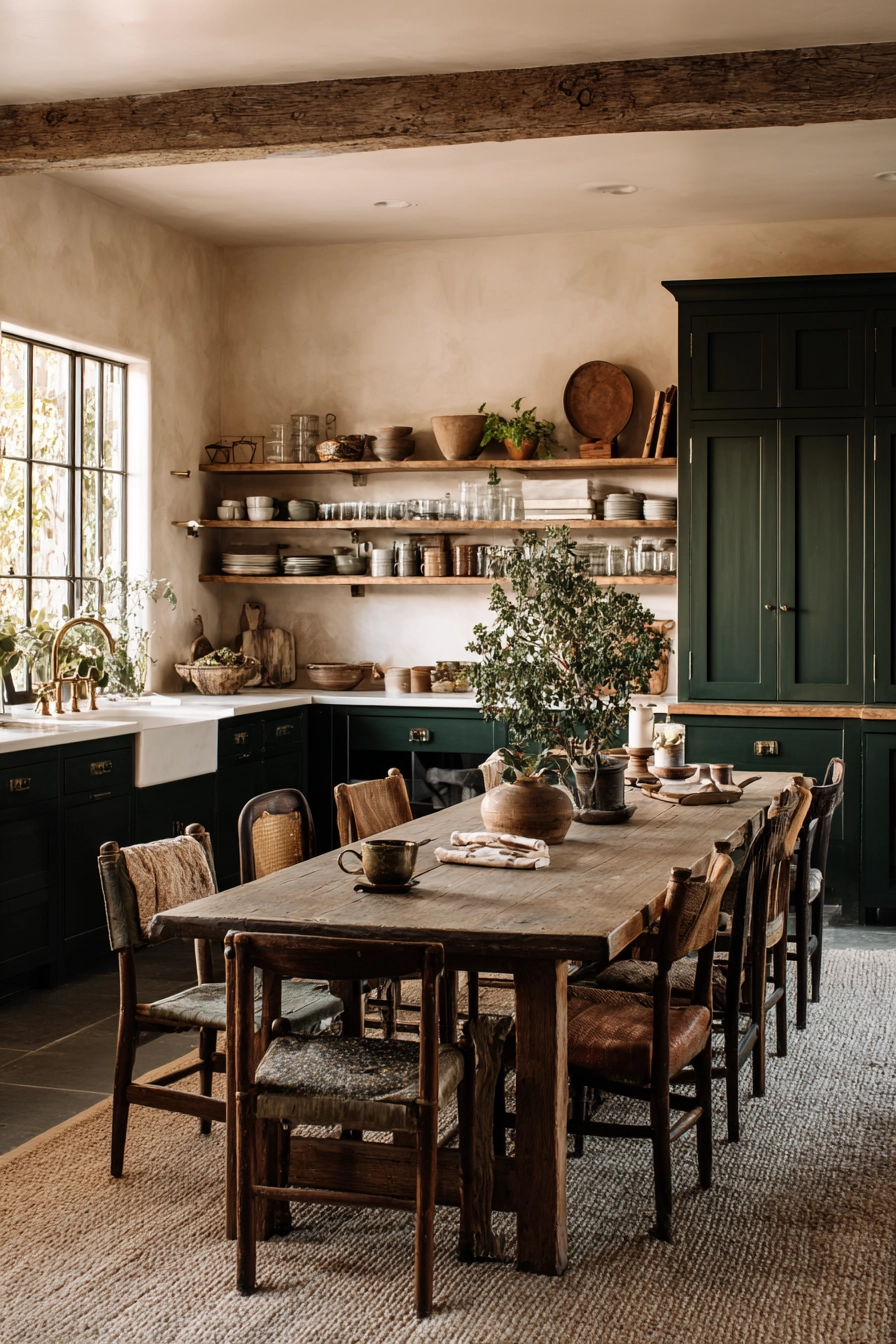 moody farmhouse kitchen 10