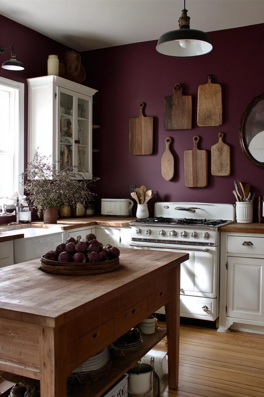 moody farmhouse kitchen 14