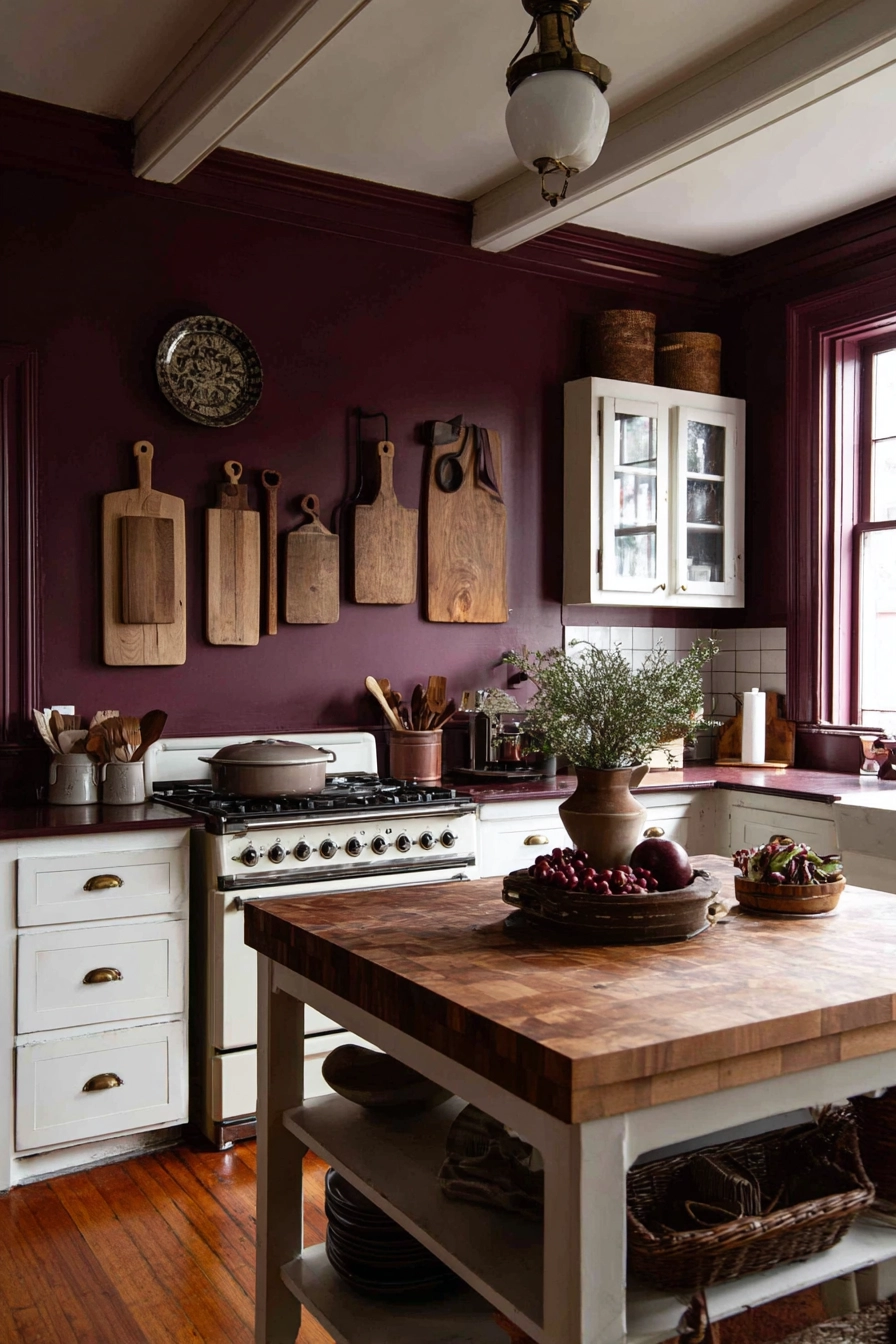 moody farmhouse kitchen 16