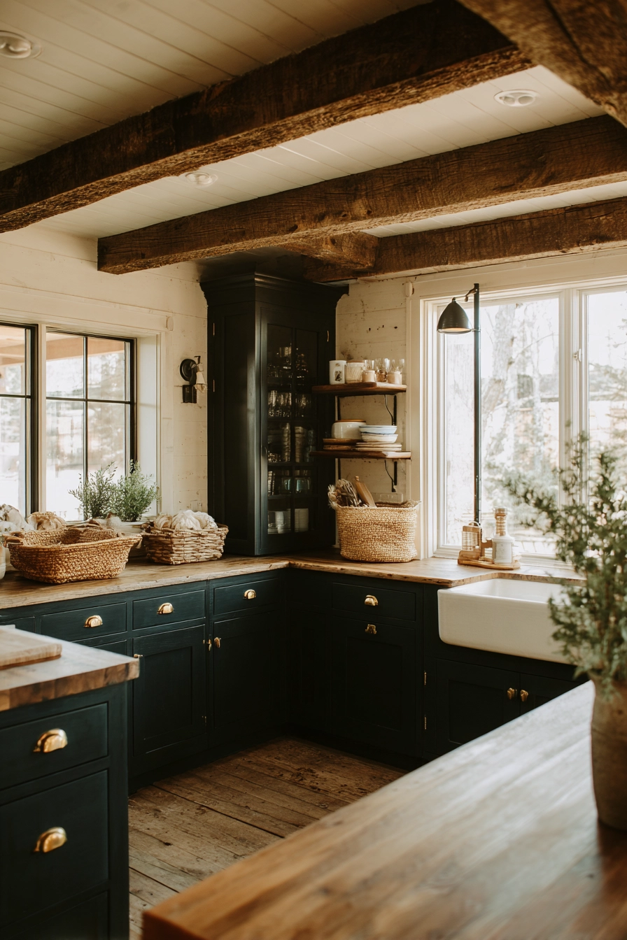 moody farmhouse kitchen 2