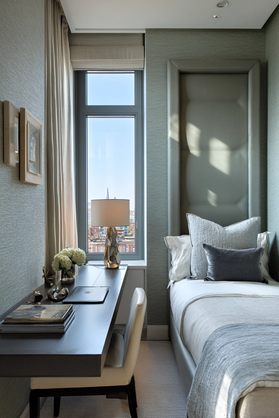 narrow bedroom 19
