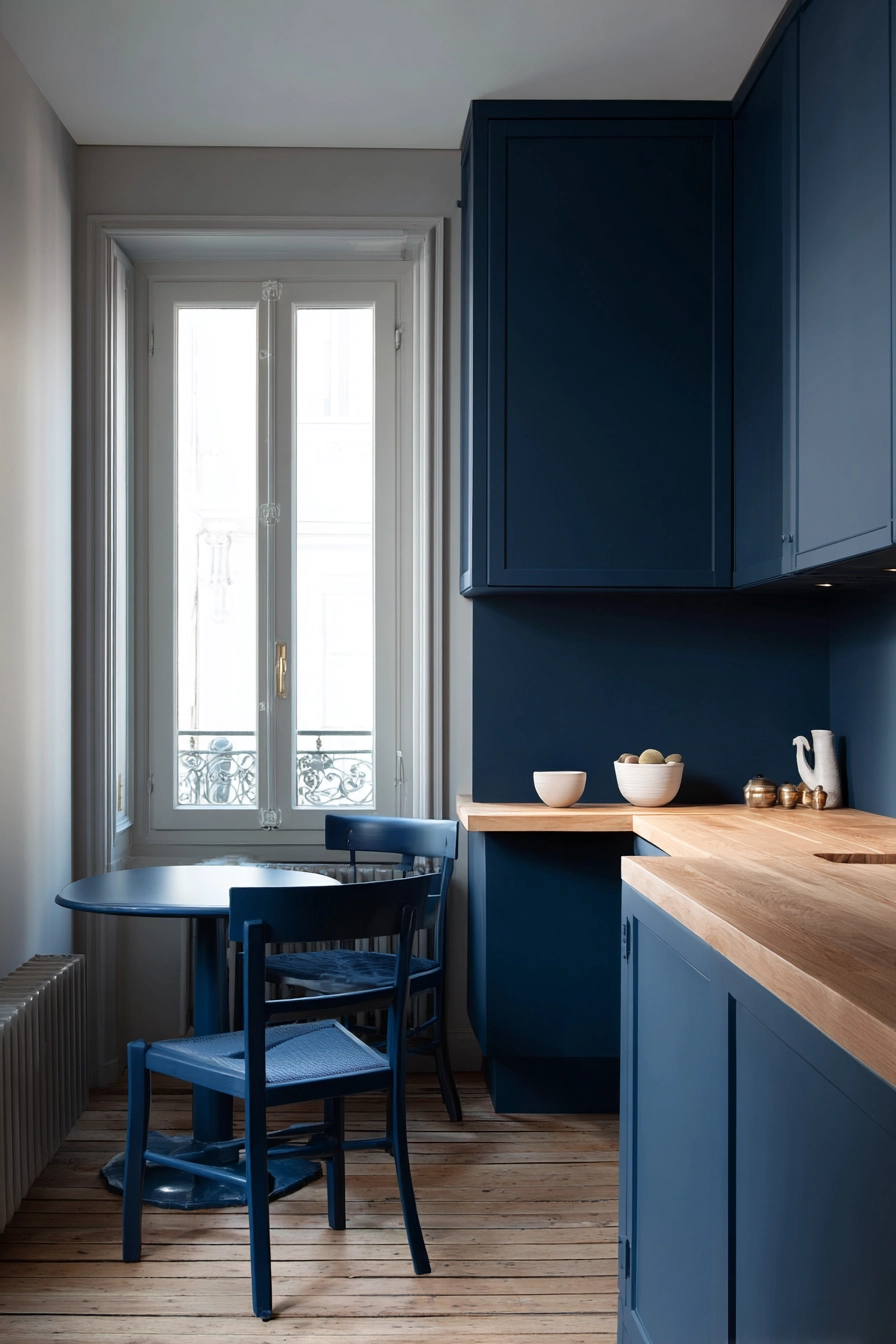 navy blue kitchen 13