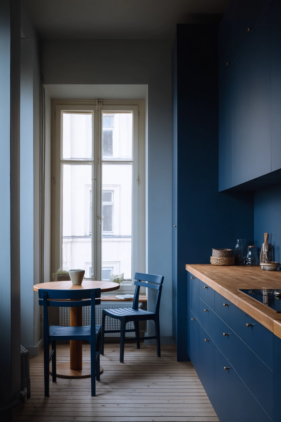 navy blue kitchen 14