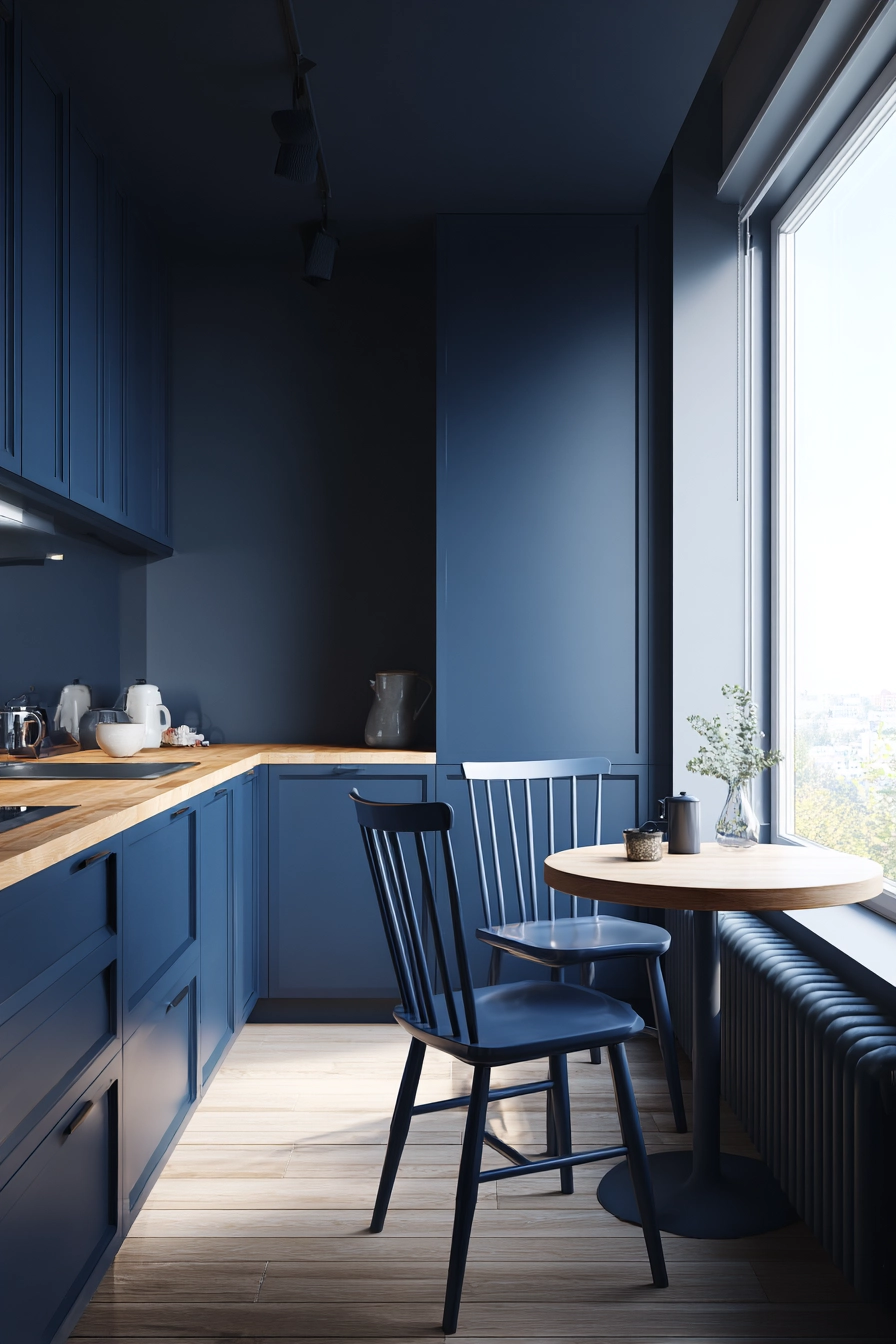 navy blue kitchen 15