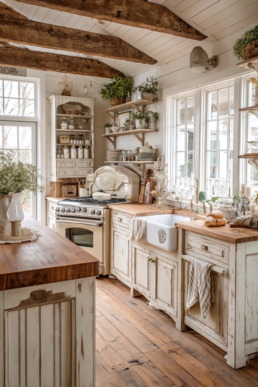 off white kitchen cabinets 11