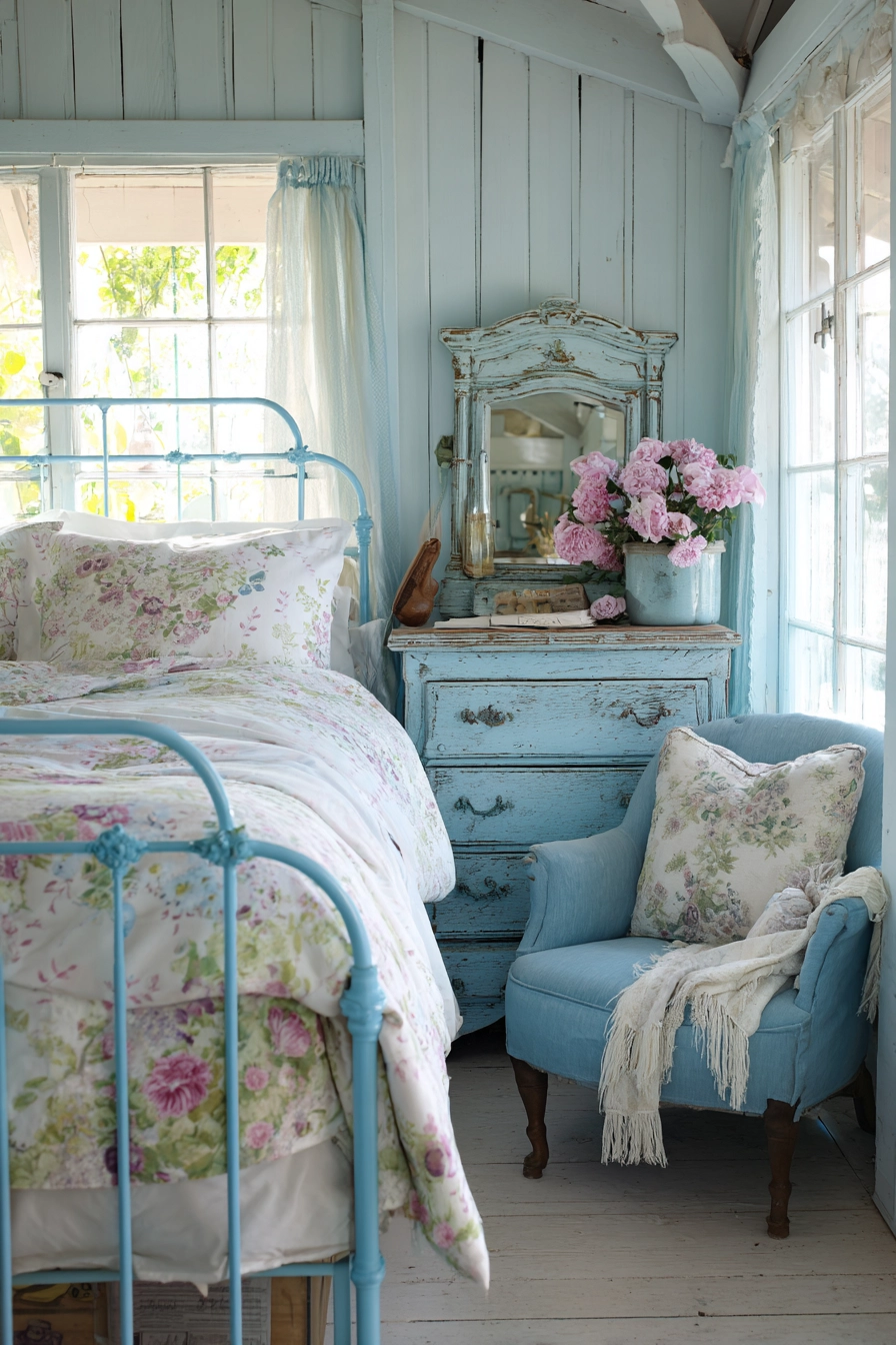 pale blue bedroom 19