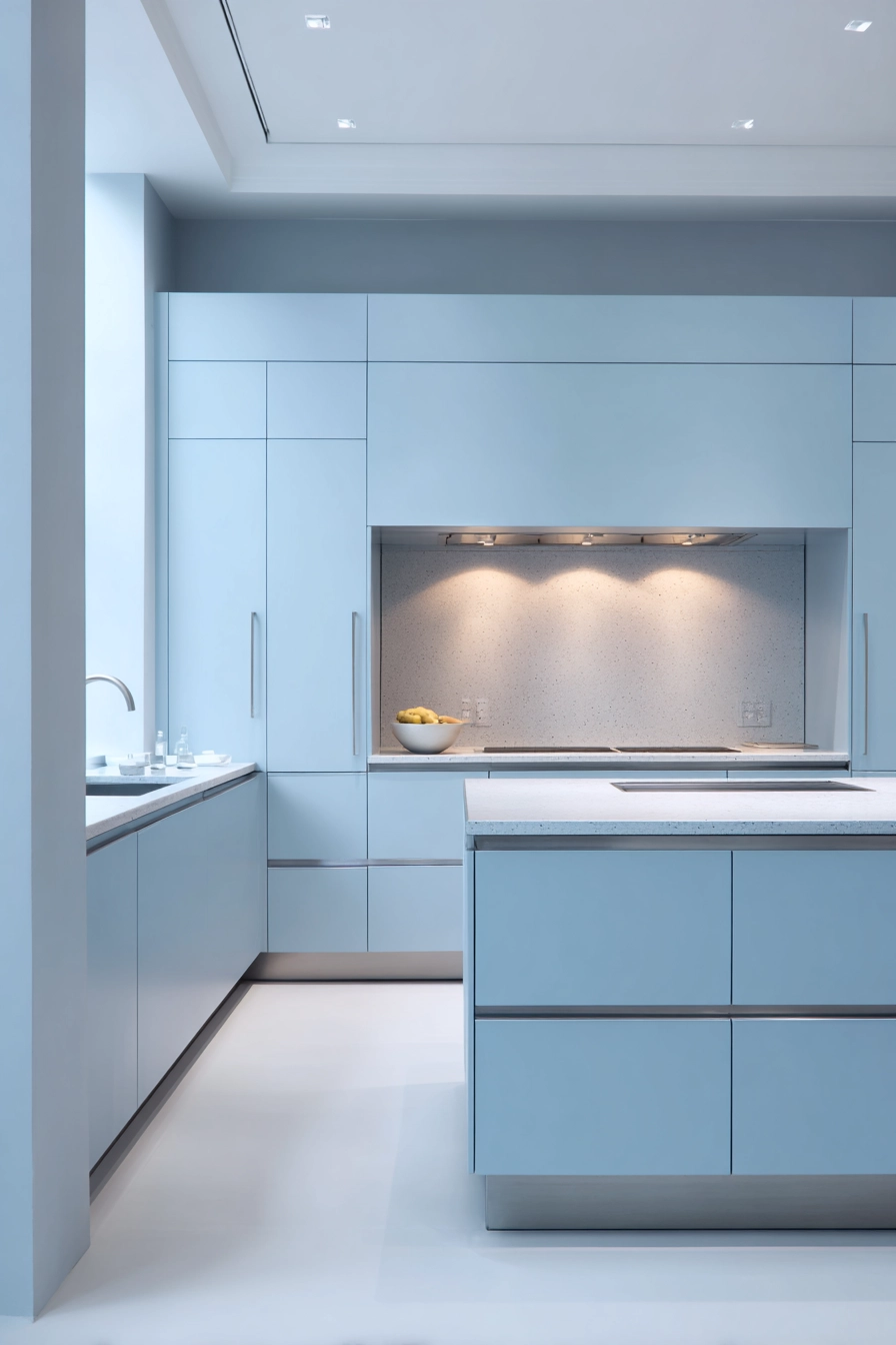 pale blue kitchen cabinets 10