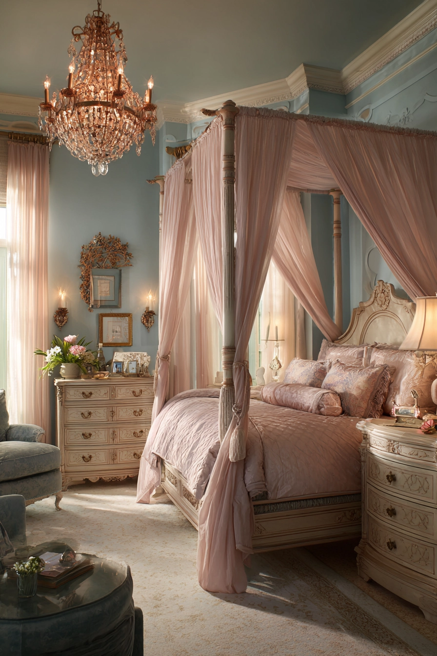 pink and blue bedroom 13