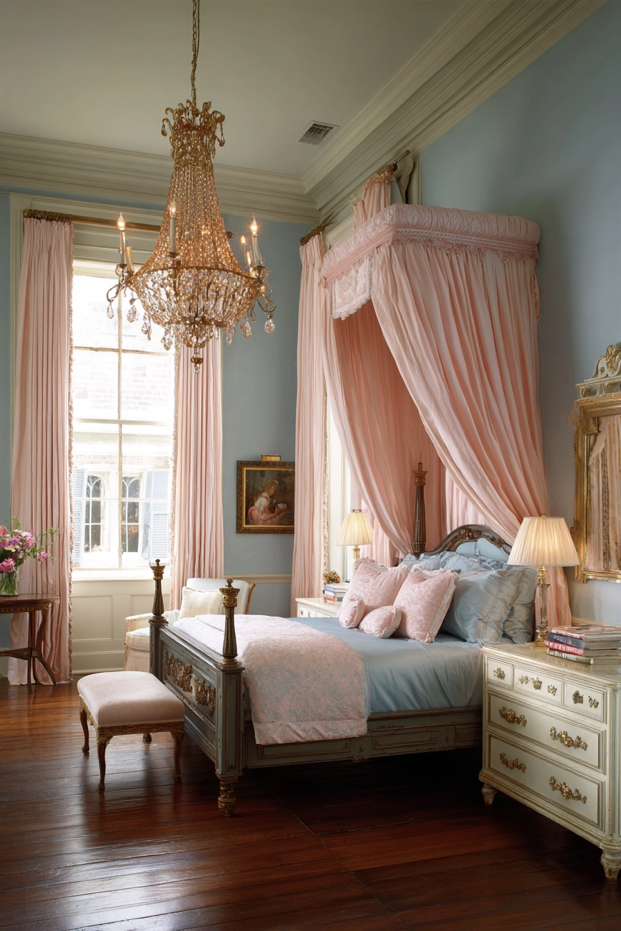 pink and blue bedroom 16