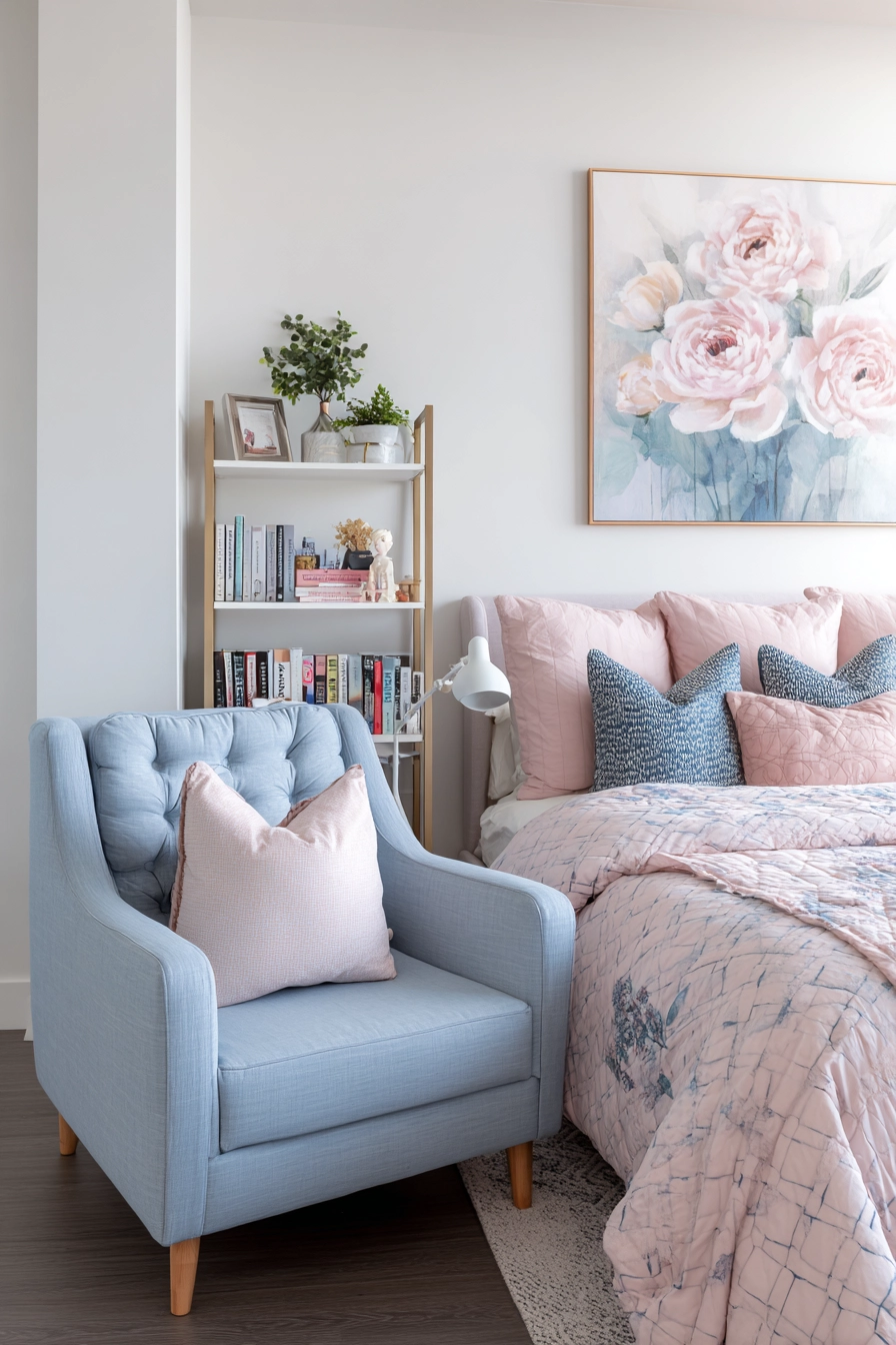 pink and blue bedroom 17