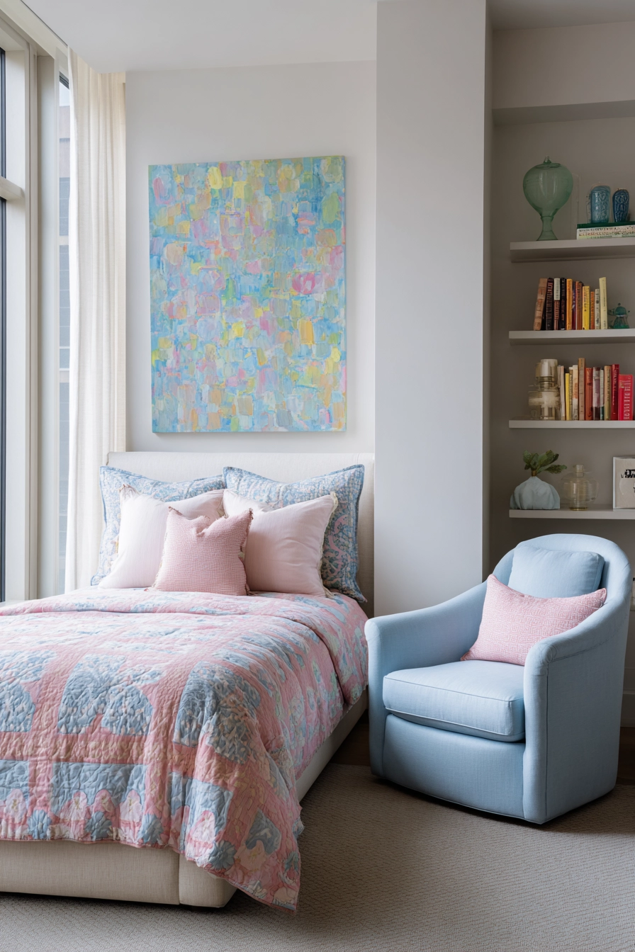 pink and blue bedroom 19