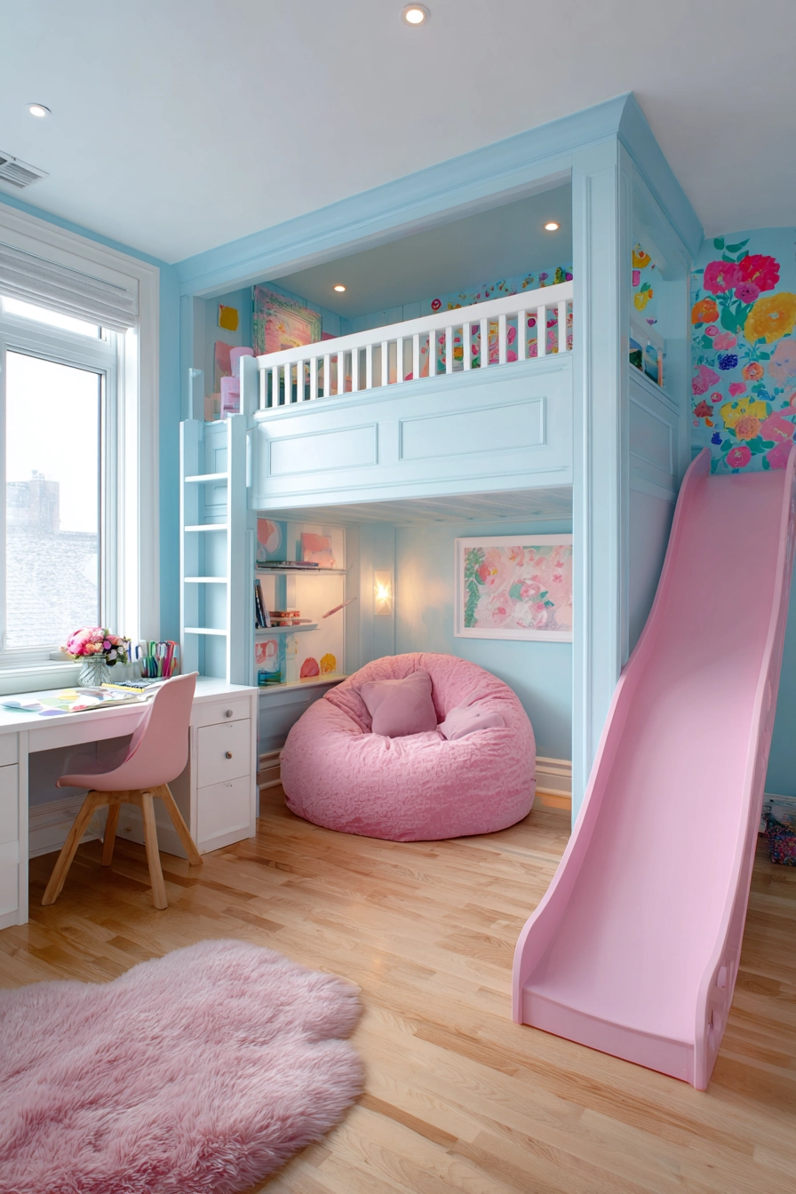 pink and blue bedroom 9