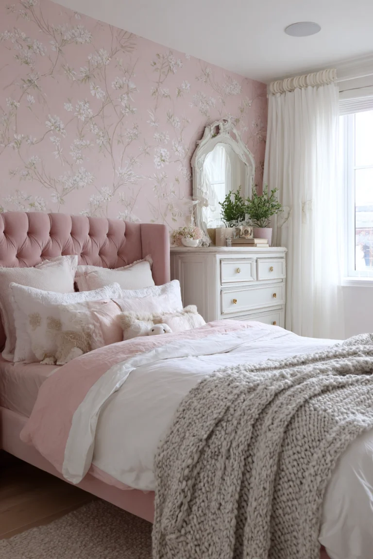 pink bedroom ideas 1