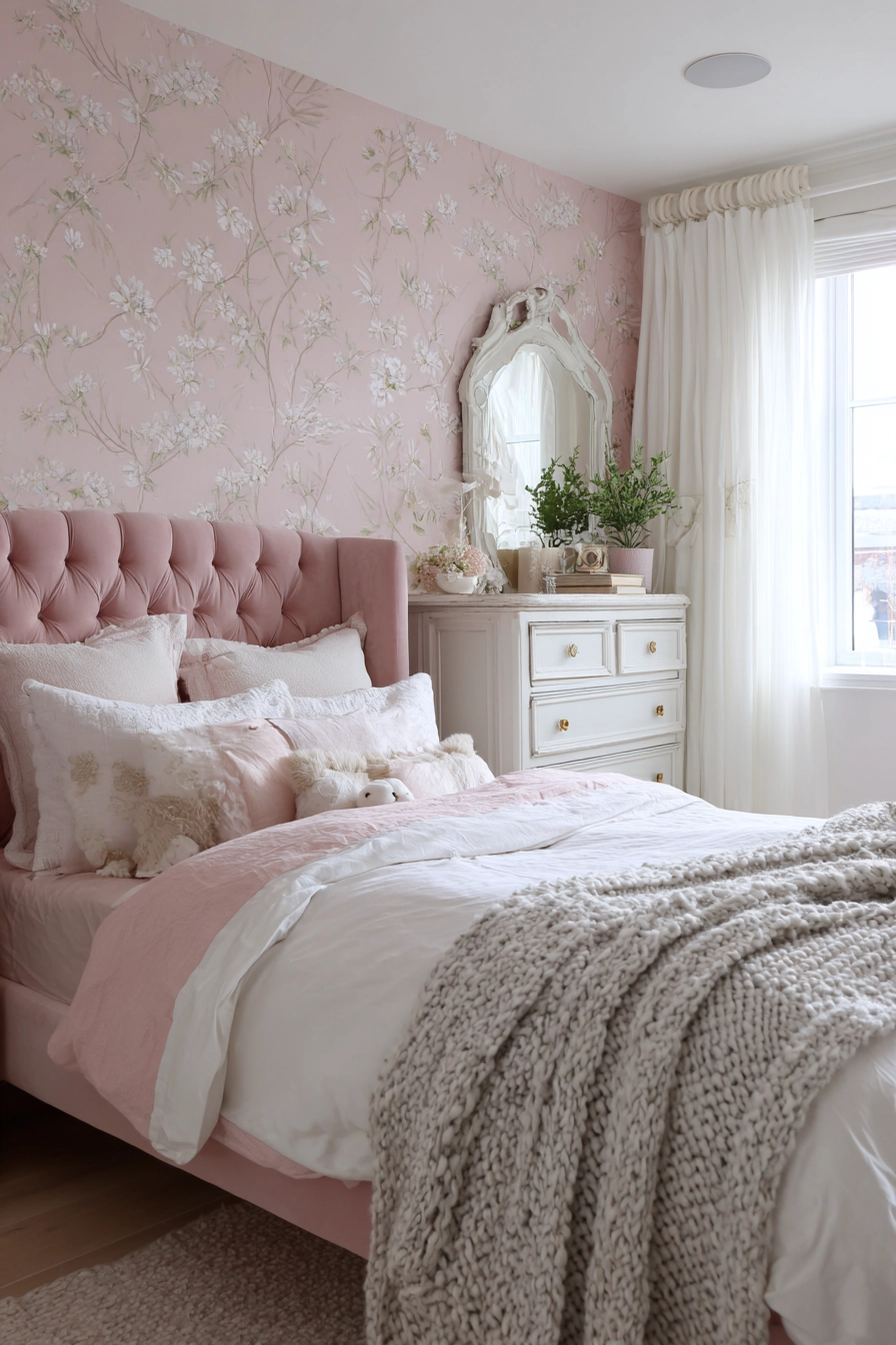 pink bedroom ideas 1