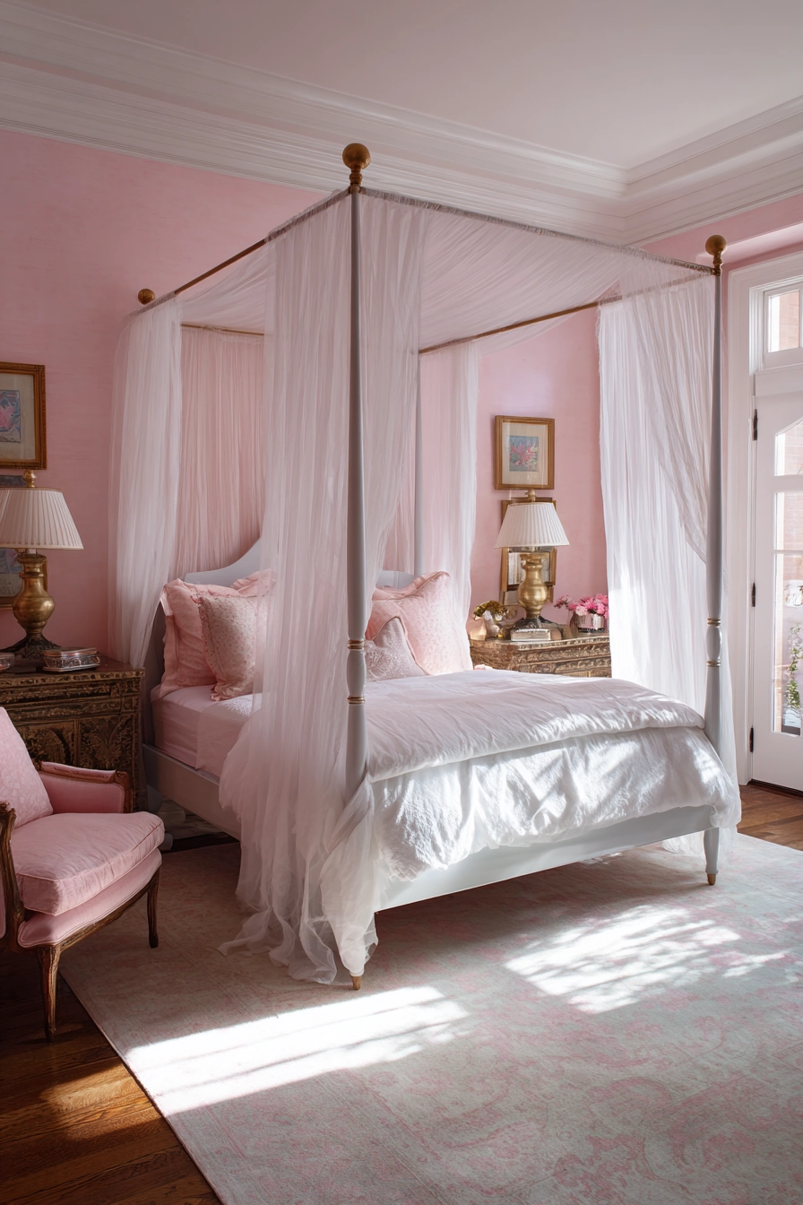 pink bedroom ideas 17