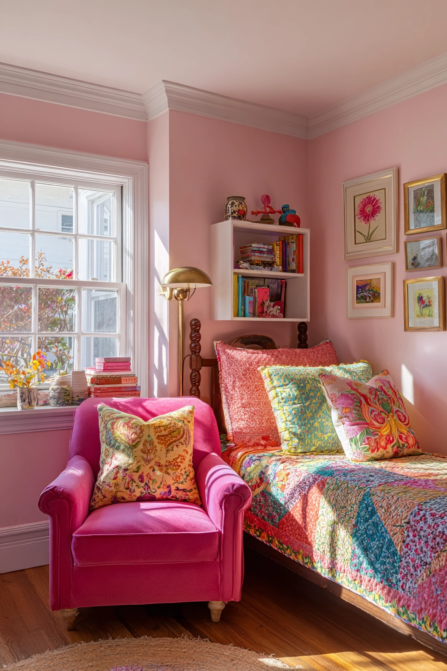 pink bedroom ideas 9
