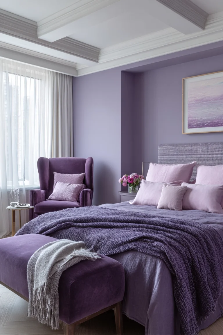 purple bedroom ideas 1