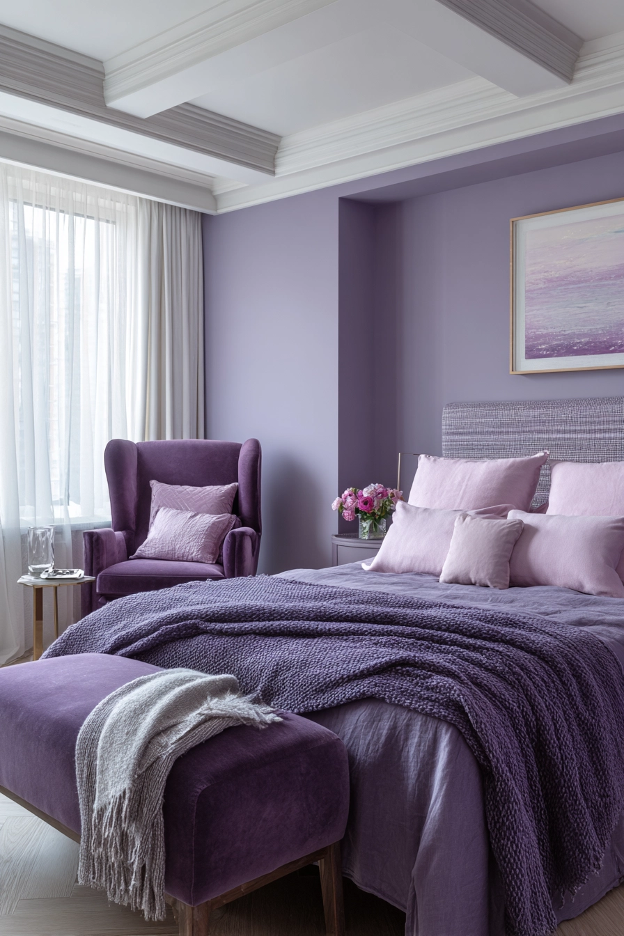 purple bedroom ideas 1