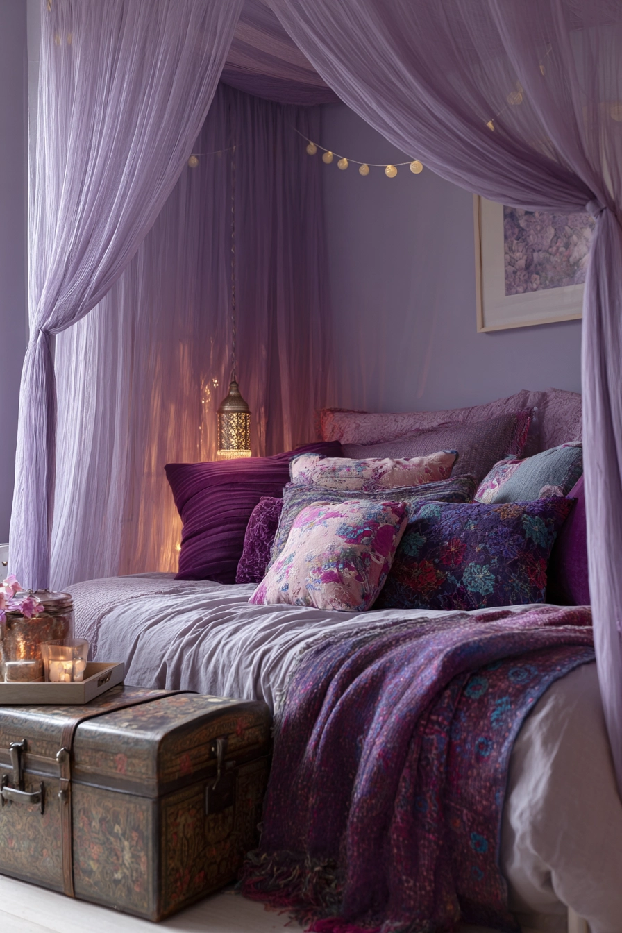 purple bedroom ideas 12