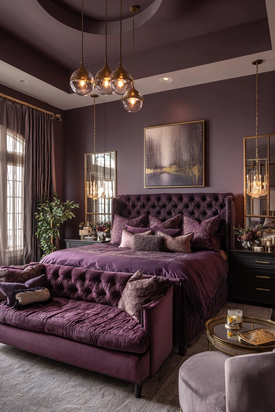 purple bedroom ideas 17