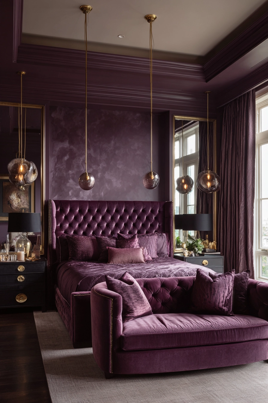 purple bedroom ideas 18