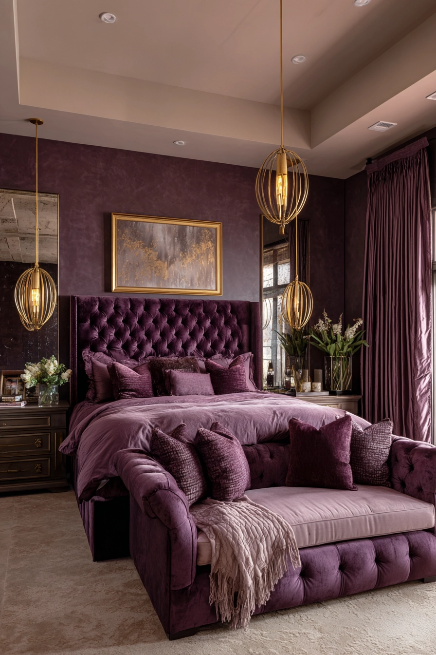 purple bedroom ideas 19