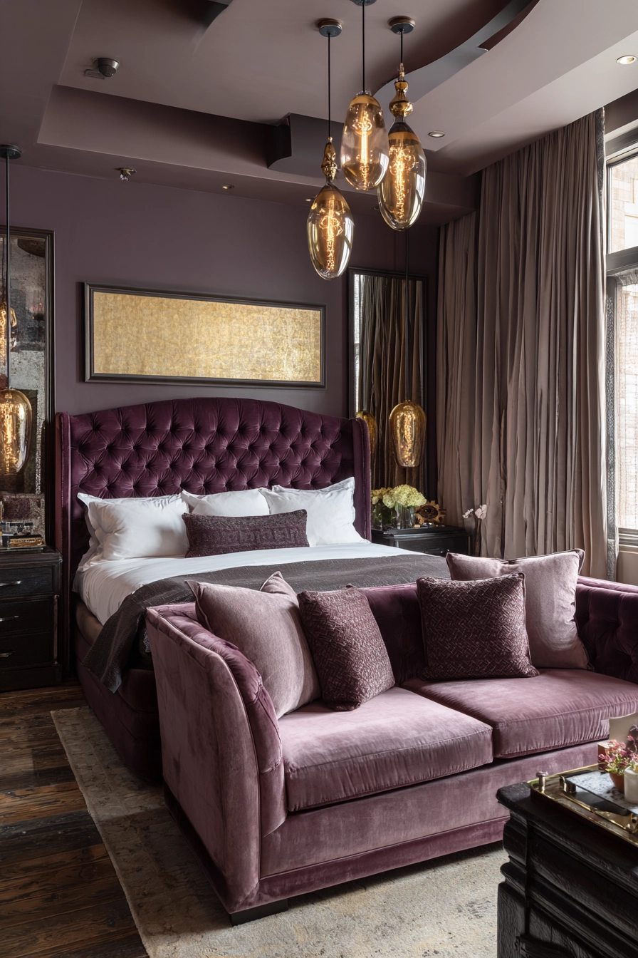 purple bedroom ideas 20