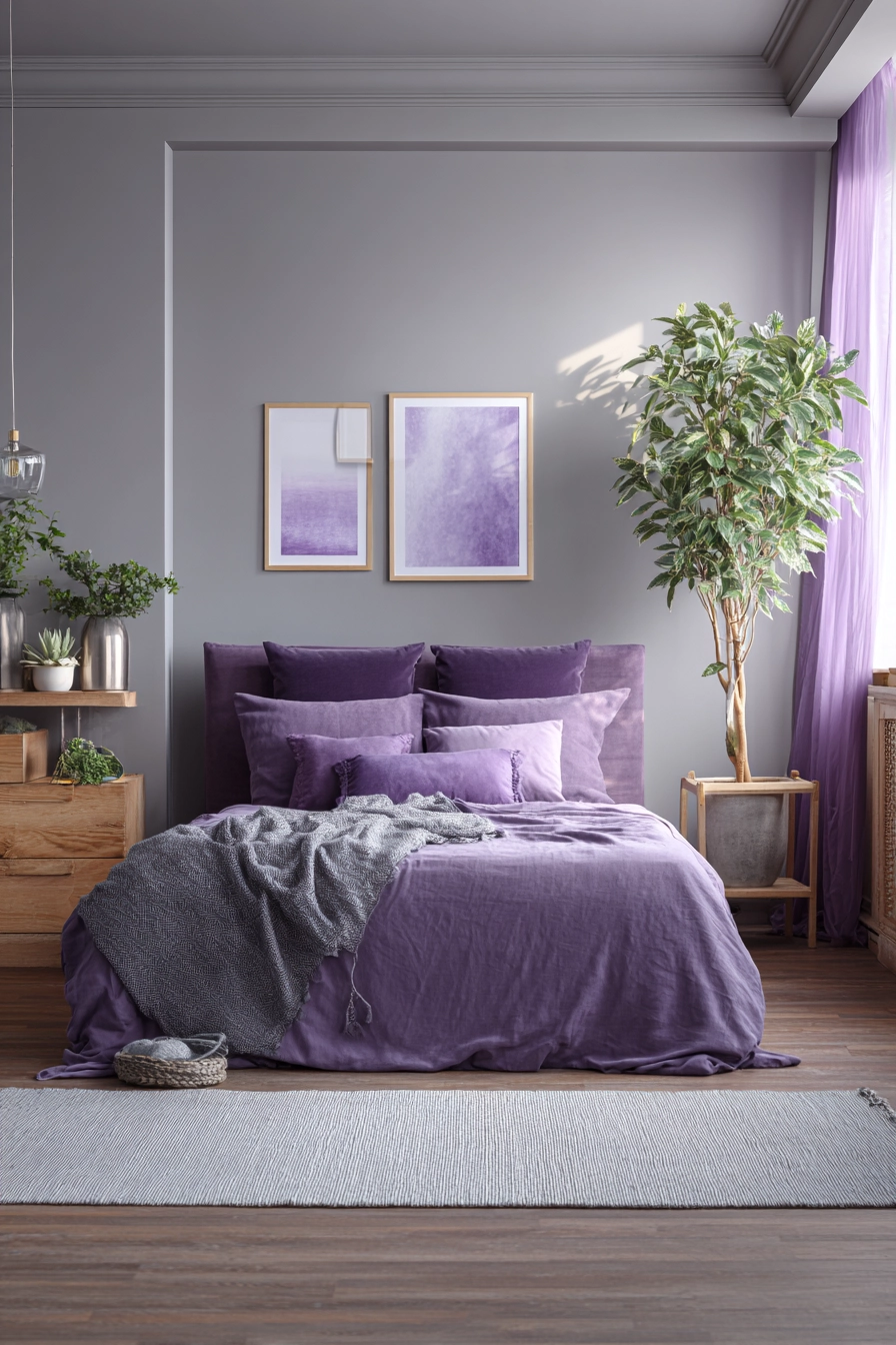 purple bedroom ideas 5