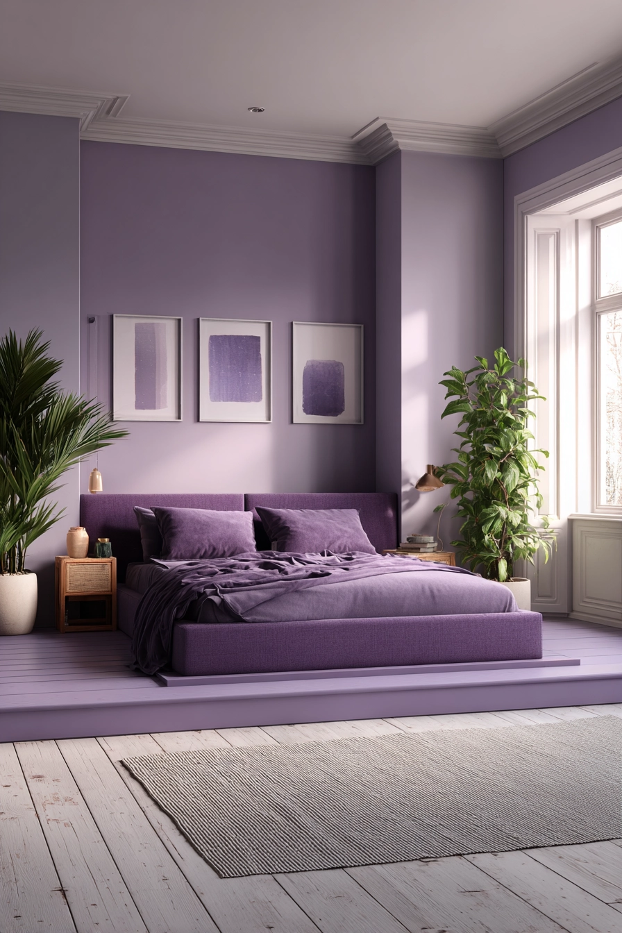 purple bedroom ideas 7