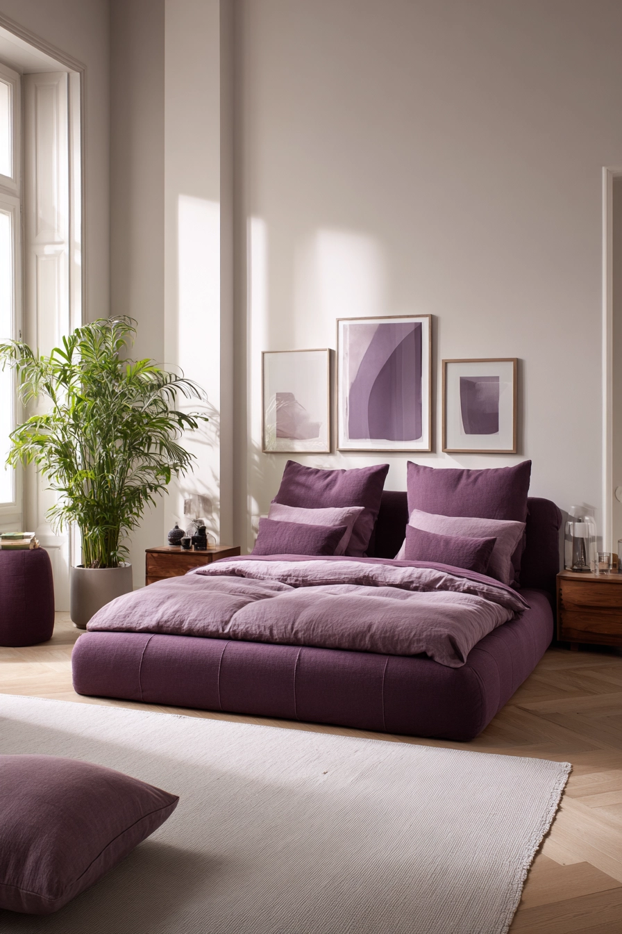 purple bedroom ideas 8