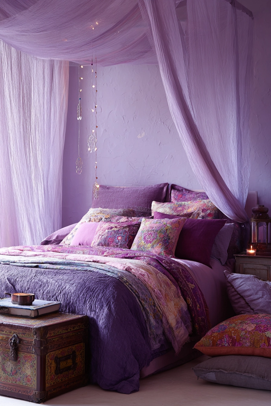 purple bedroom ideas 9