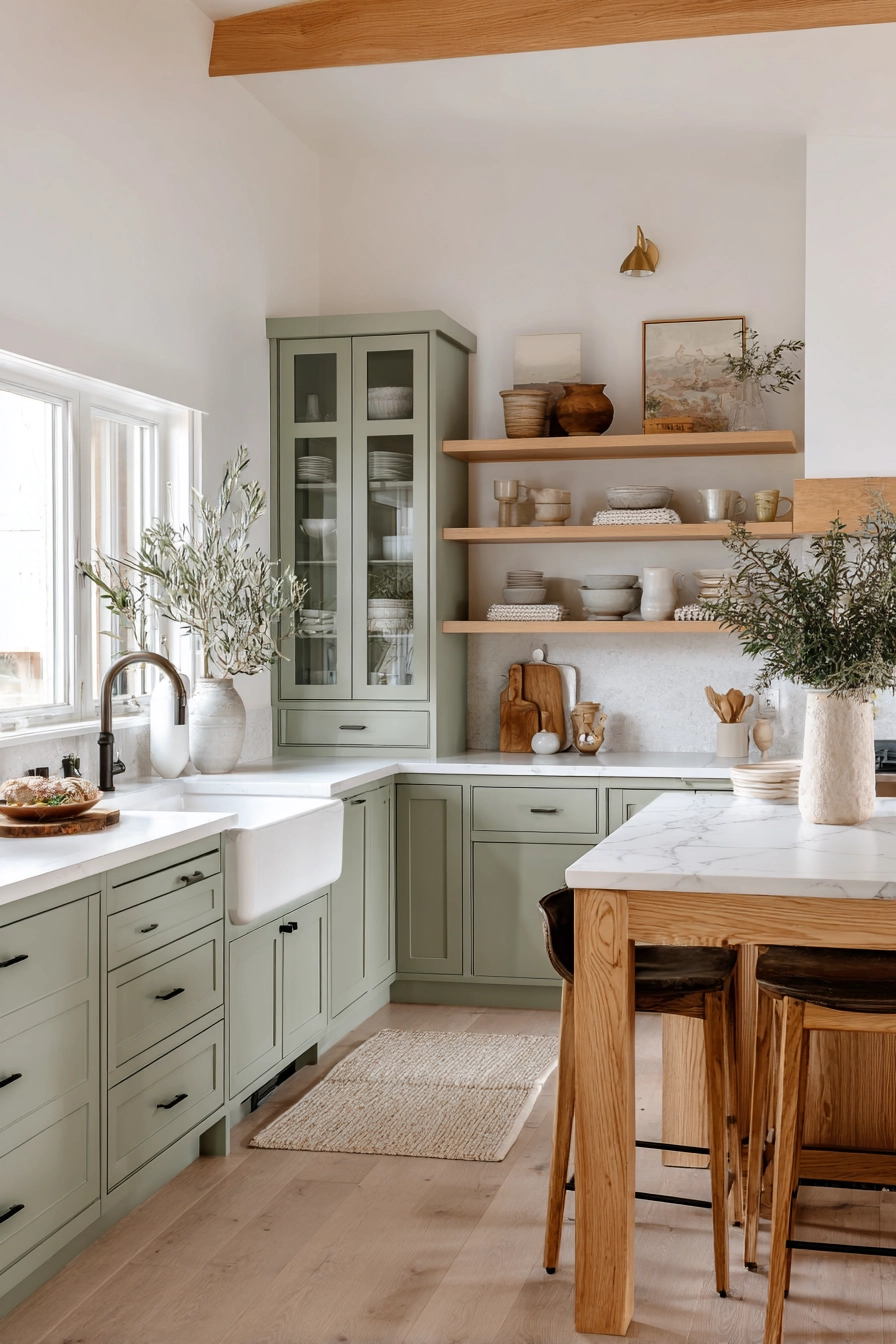 sage green kitchen 12