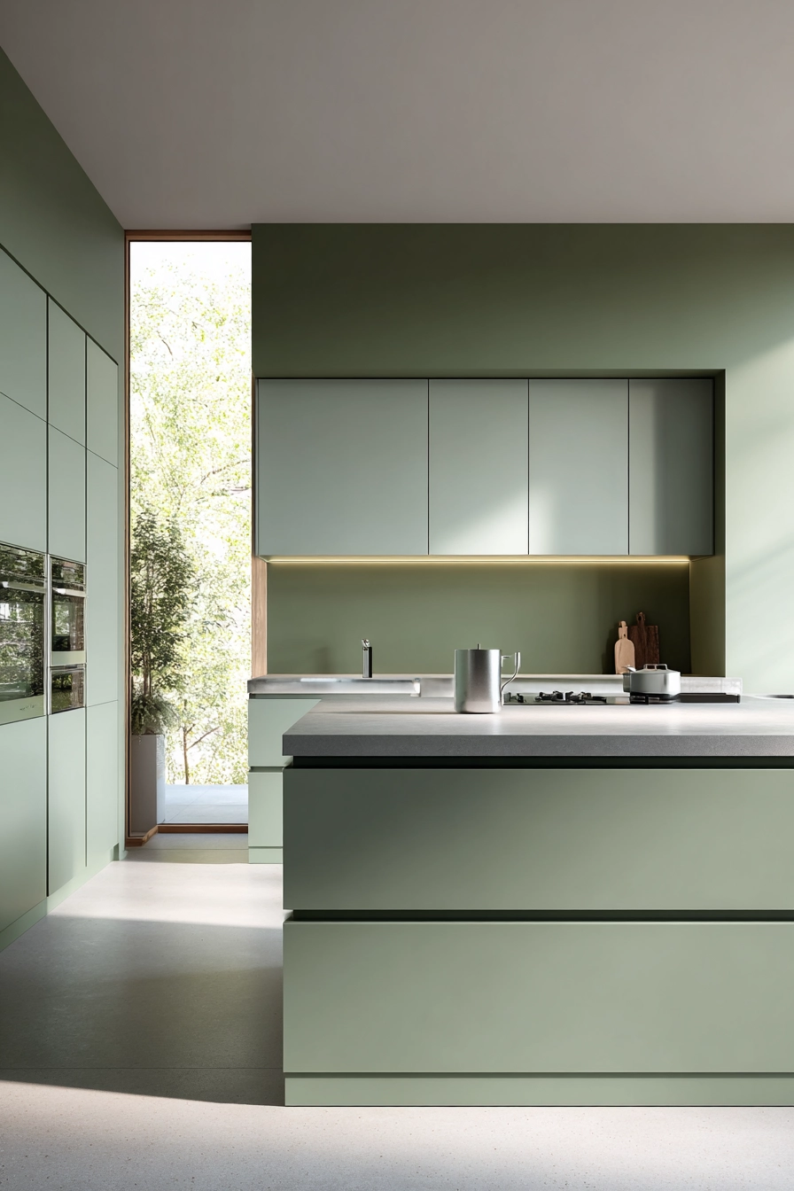 sage green kitchen 15