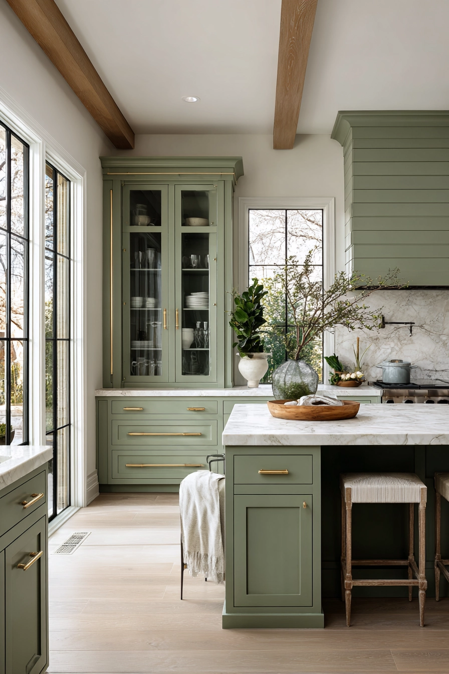 sage green kitchen 4