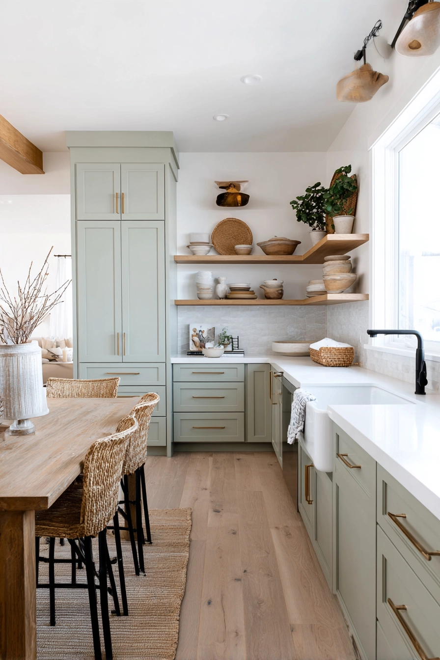 sage green kitchen 9