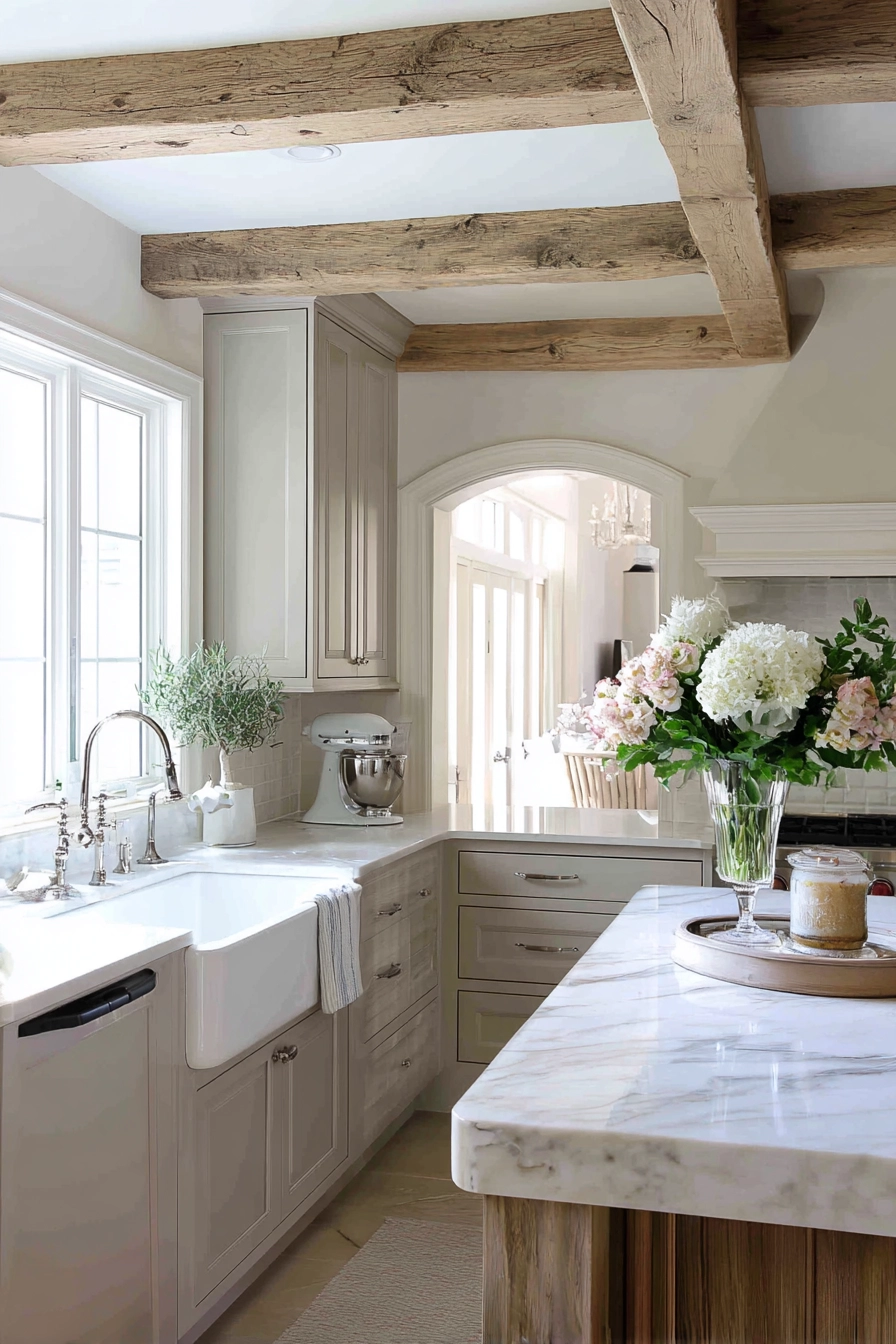 small farmhouse kitchen ideas 17