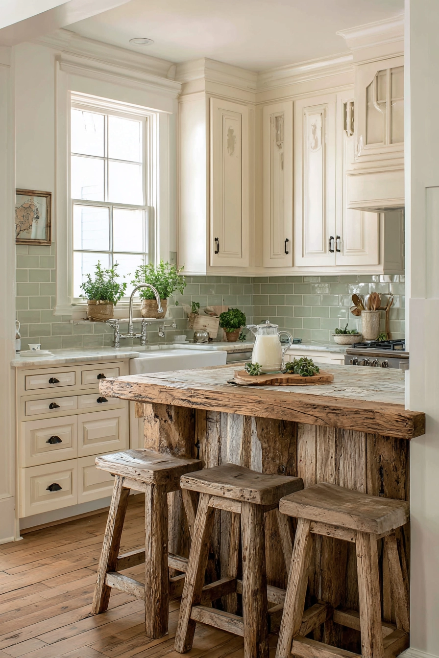 small farmhouse kitchen ideas 7
