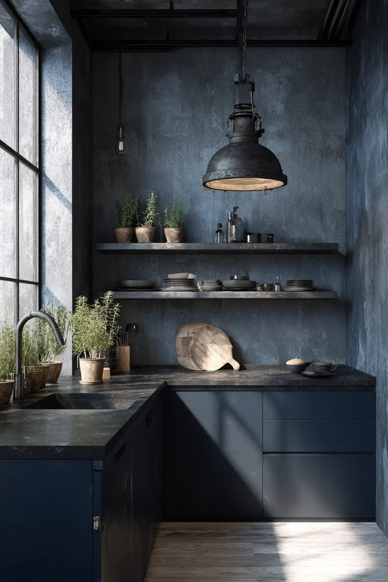 small moody kitchen 1