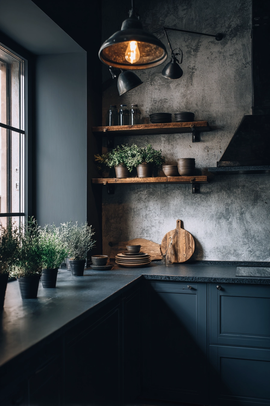 small moody kitchen 3