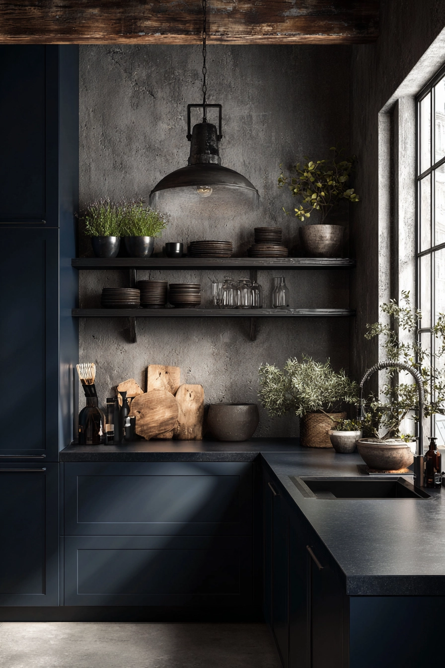 small moody kitchen 4