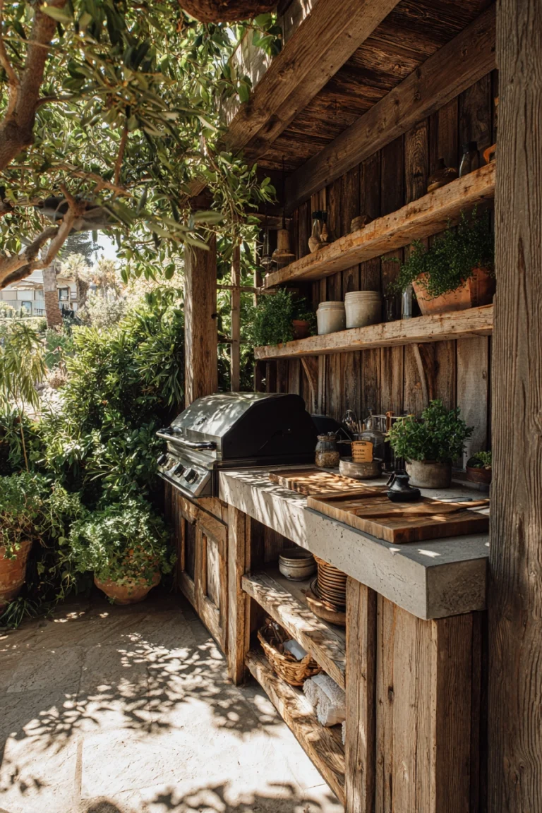 small outdoor kitchen ideas 1