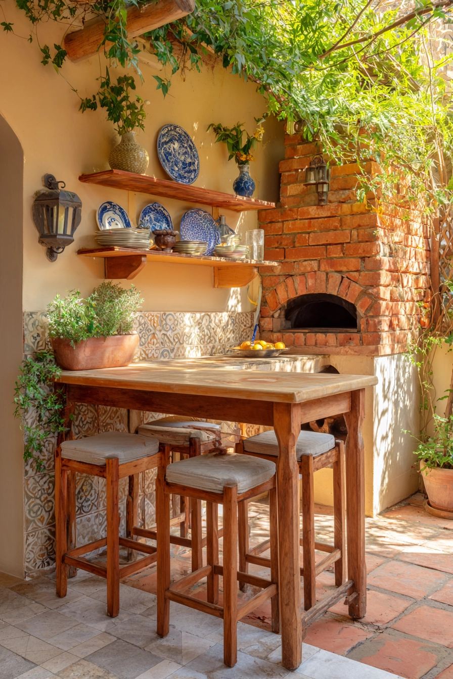 small outdoor kitchen ideas 10