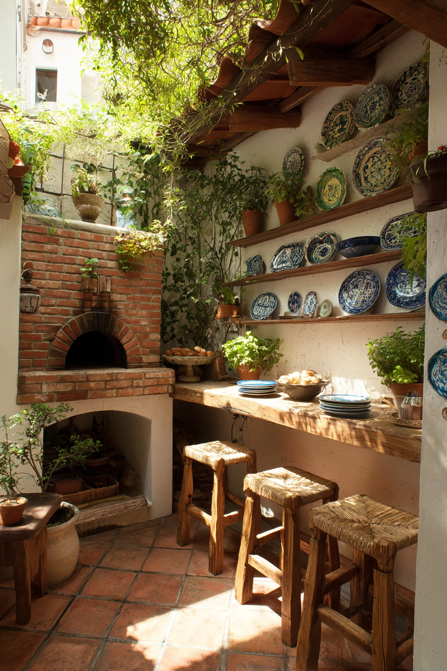 small outdoor kitchen ideas 11
