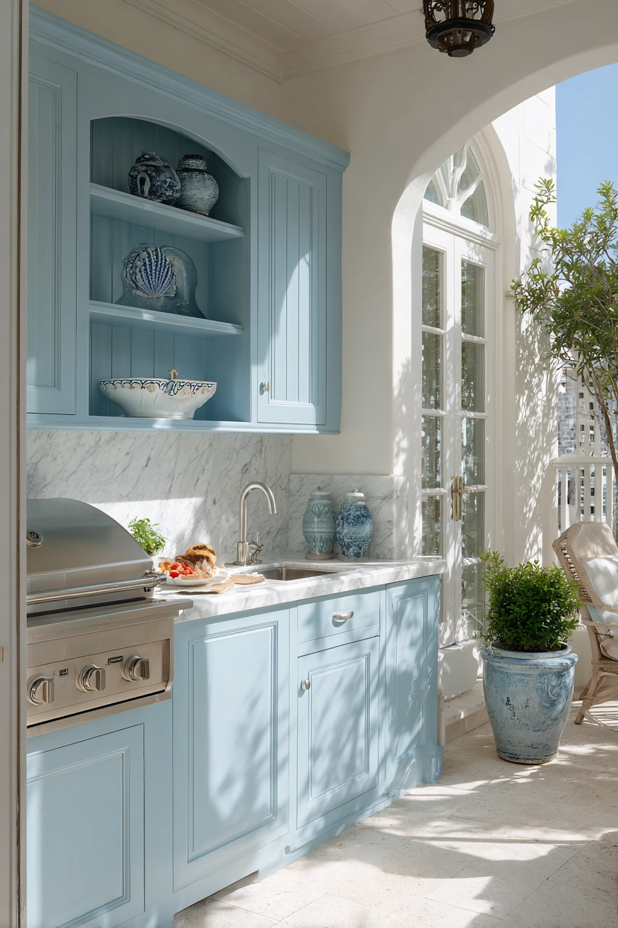 small outdoor kitchen ideas 14
