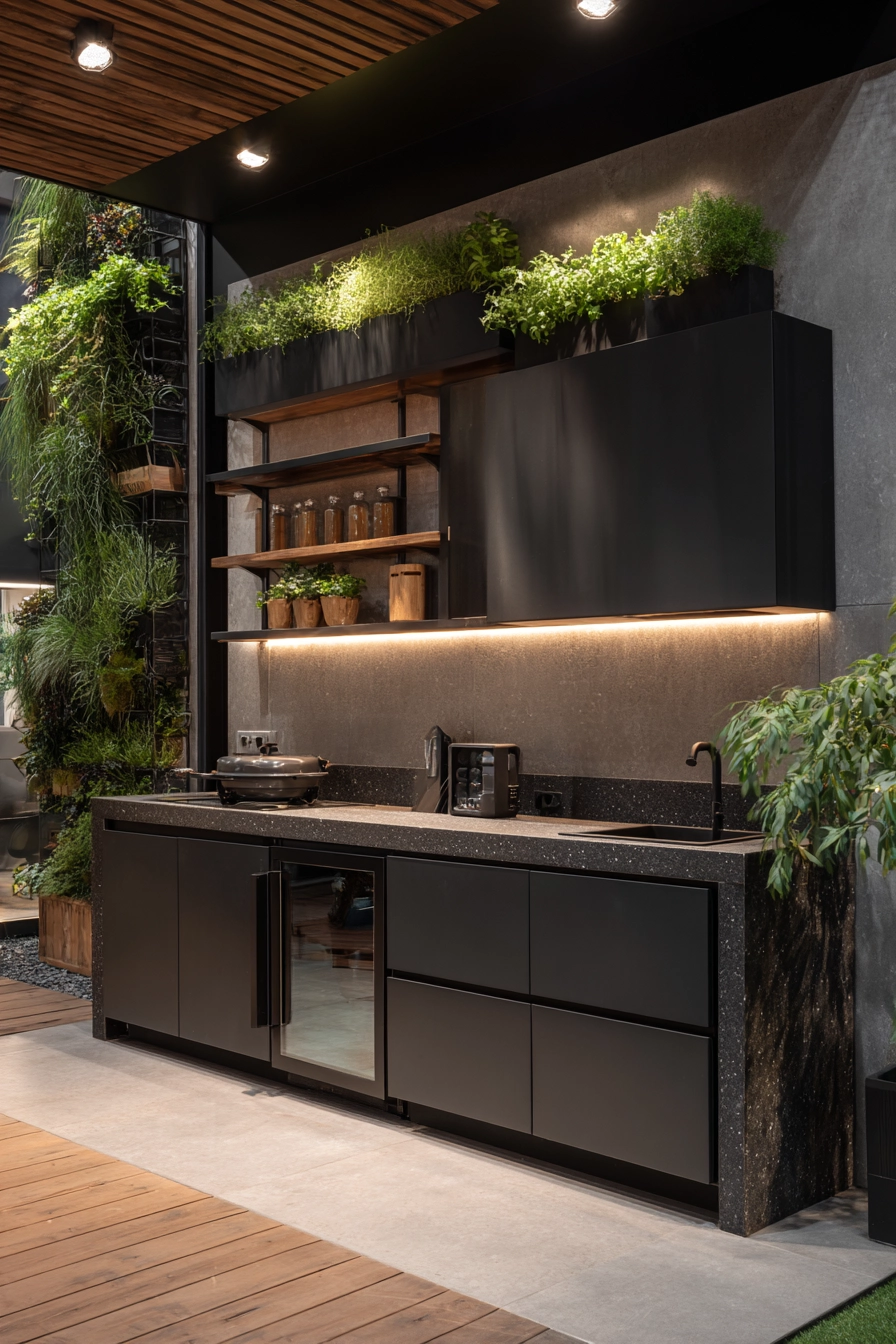 small outdoor kitchen ideas 18