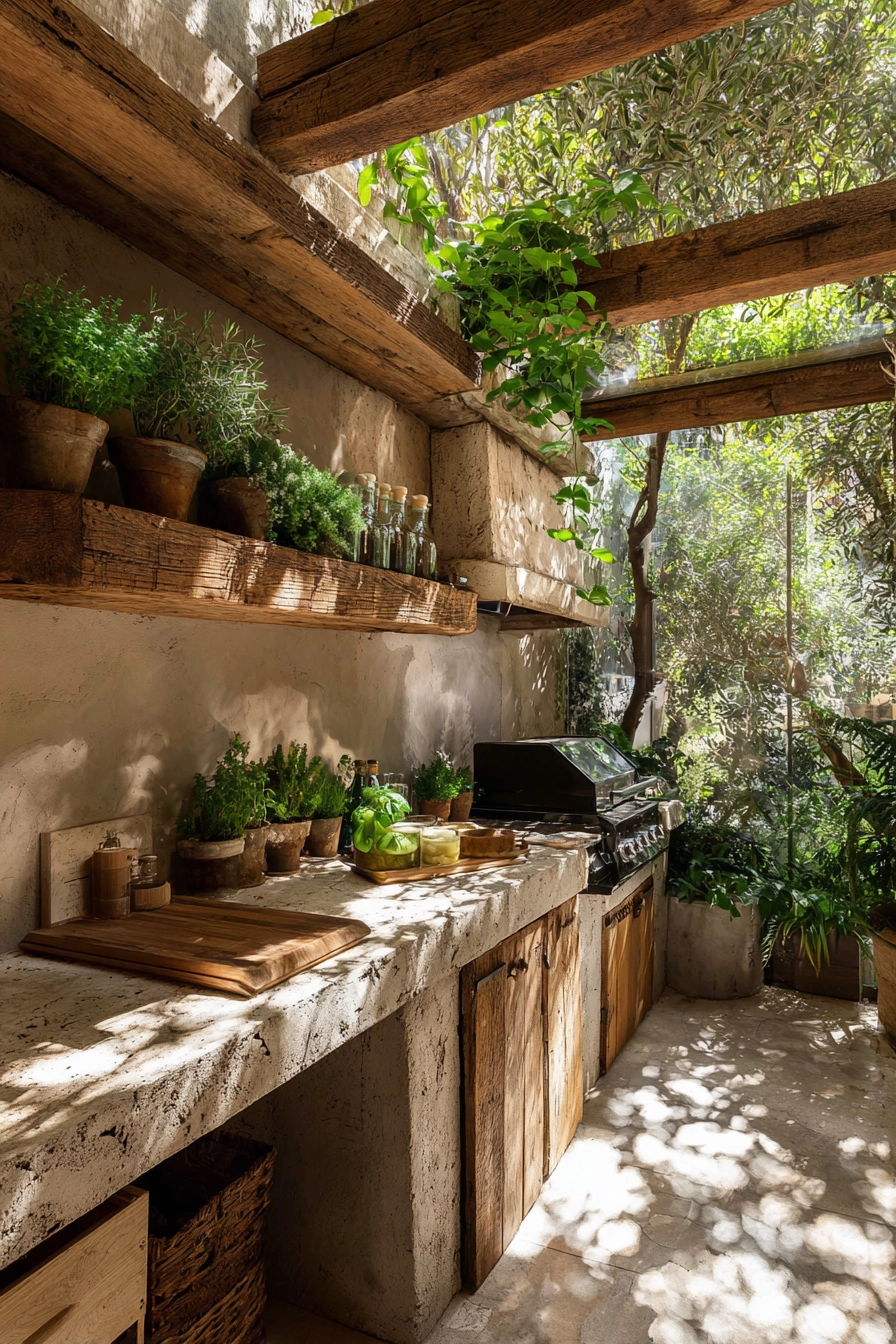 small outdoor kitchen ideas 2