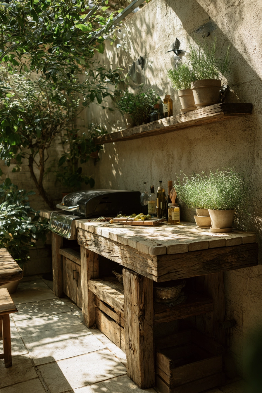 small outdoor kitchen ideas 3
