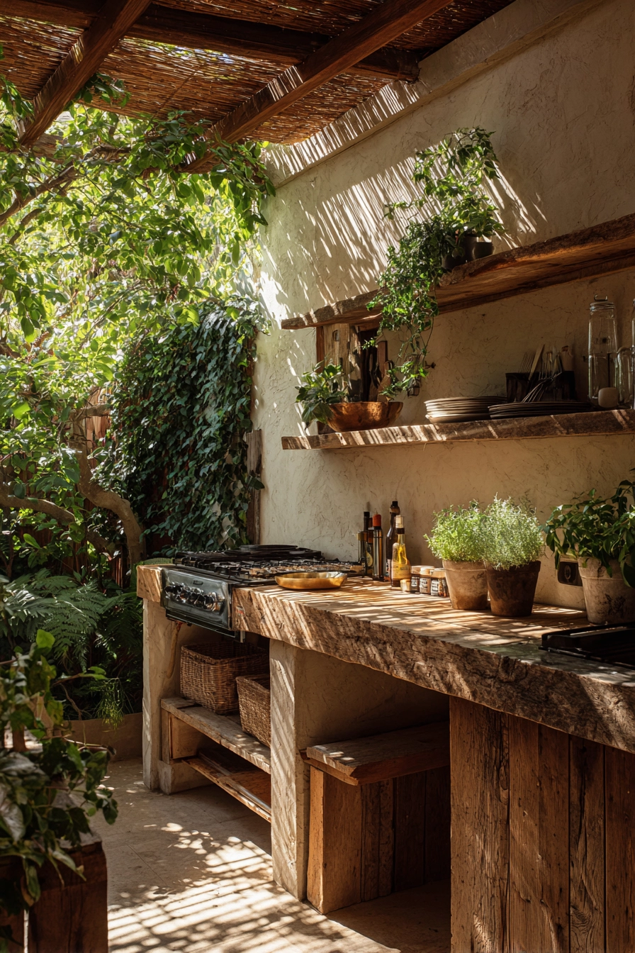 small outdoor kitchen ideas 4